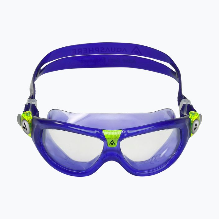 Aquasphere Seal Kid 2 red/purple/lime children's swimming mask 2