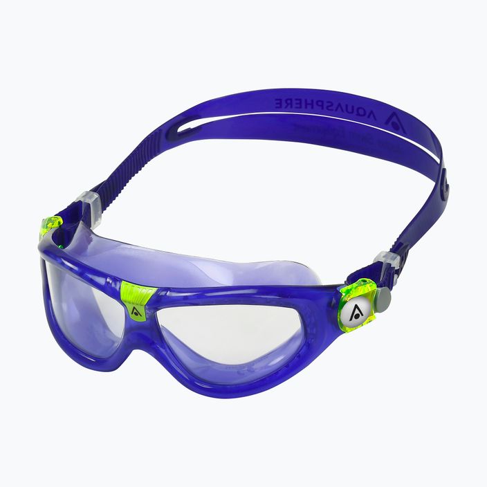 Aquasphere Seal Kid 2 red/purple/lime children's swimming mask 3