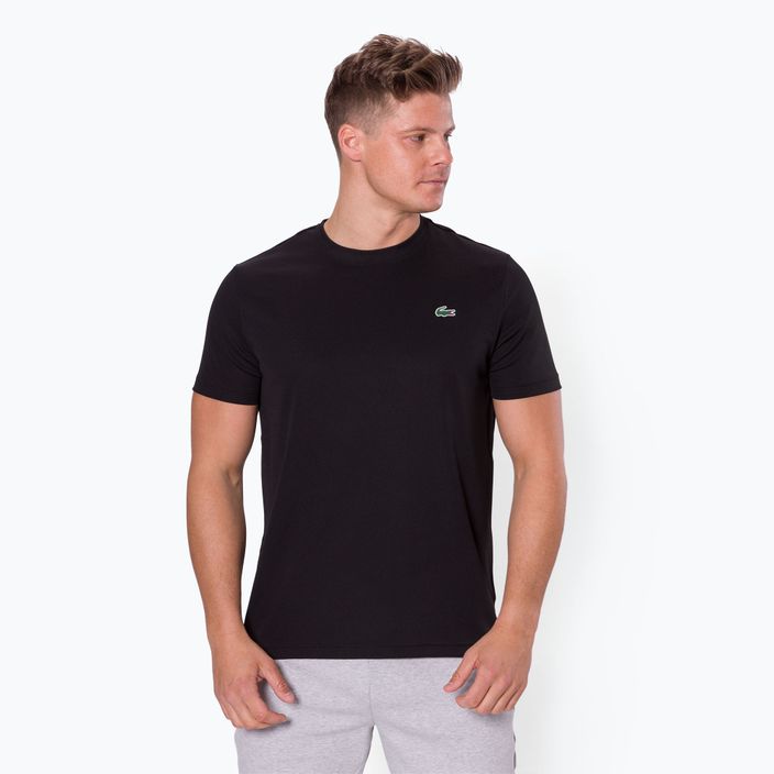 Lacoste men's tennis shirt black TH3401 2