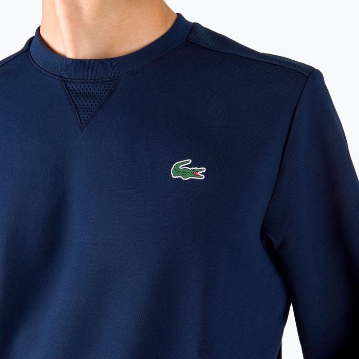 Lacoste men's tennis sweatshirt navy blue SH9604 4