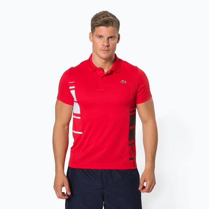 Lacoste men's tennis polo shirt red DH0866 2