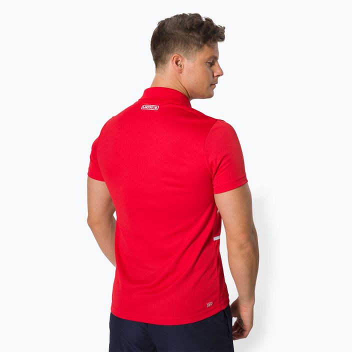 Lacoste men's tennis polo shirt red DH0866 4