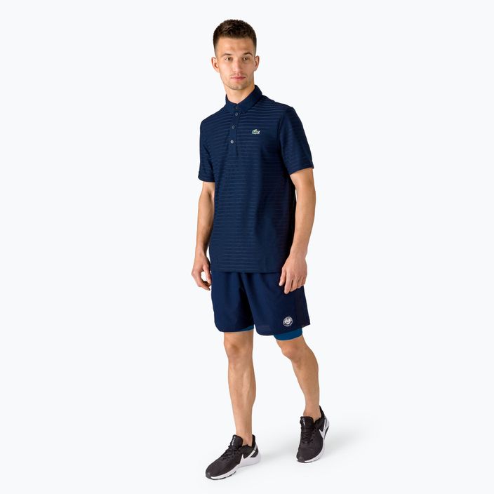 Lacoste men's tennis shorts navy blue GH0965 2
