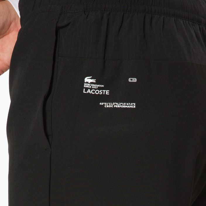 Lacoste men's tennis shorts black GH1041 4