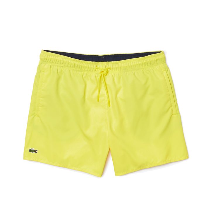 Lacoste men's swim shorts yellow MH6270 2