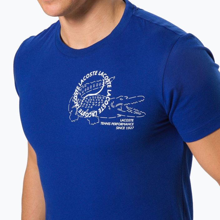Lacoste men's tennis shirt blue TH0964 4