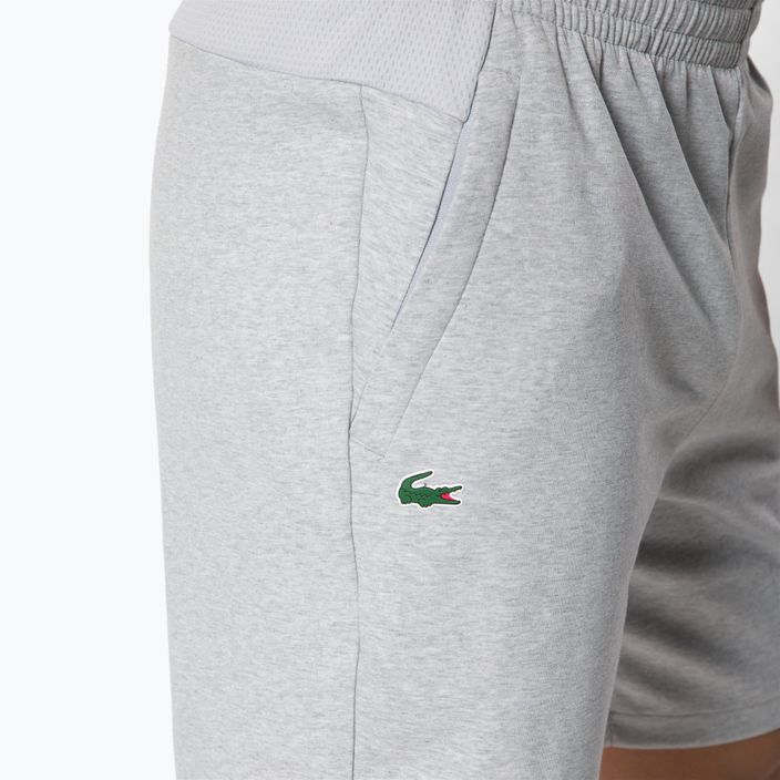 Lacoste men's tennis shorts grey GH3822 4