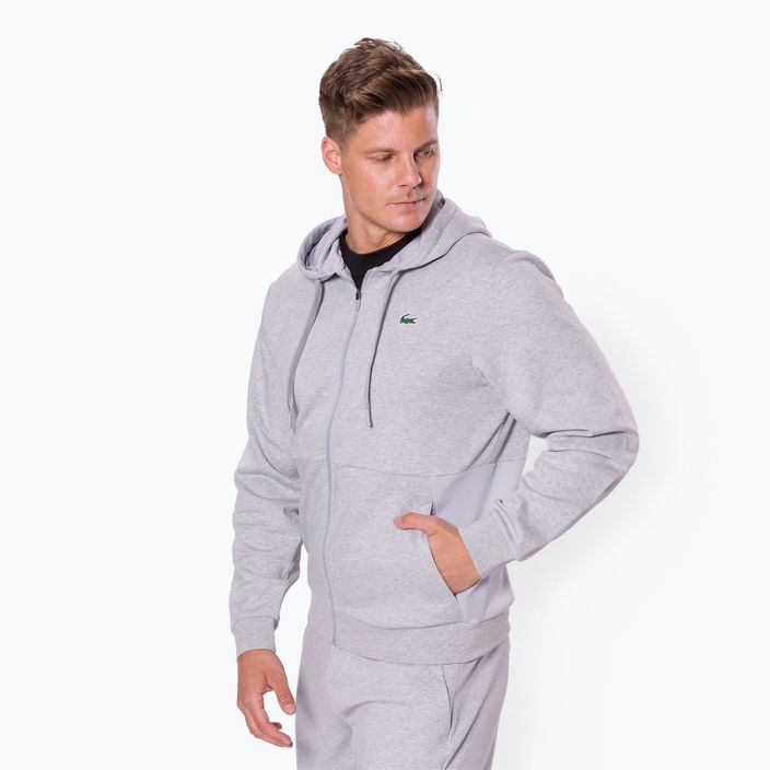 Lacoste men's tennis sweatshirt grey SH9676