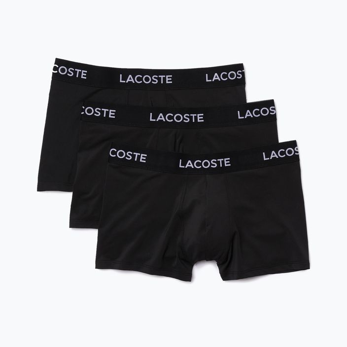 Lacoste men's boxer shorts 3-pack black 5H9623