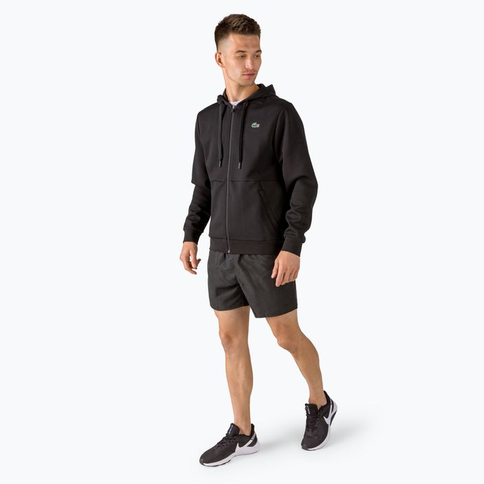Lacoste men's tennis sweatshirt black SH9676 2