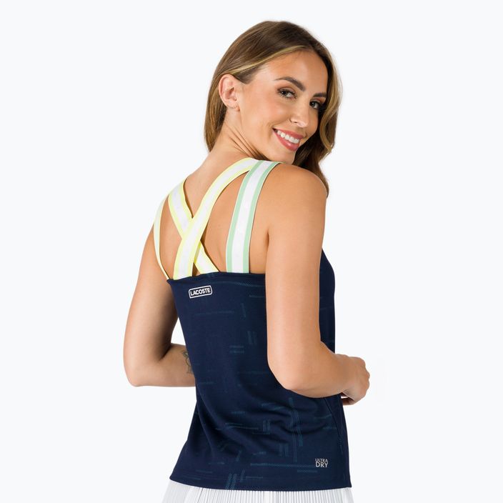 Lacoste women's tennis shirt navy blue TF0754 3
