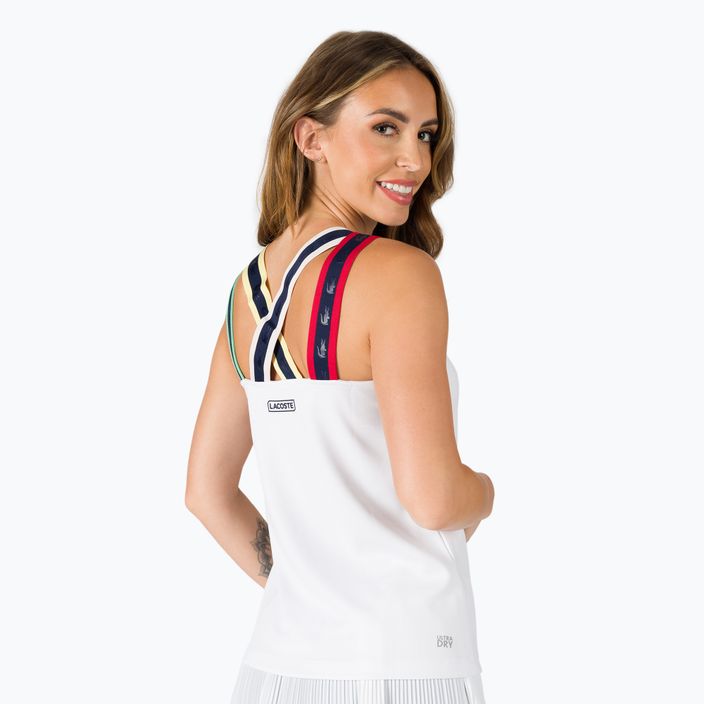 Lacoste women's tennis shirt white TF0754 3