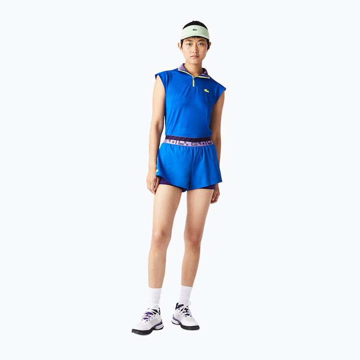 Lacoste women's tennis shorts blue GF9262 5