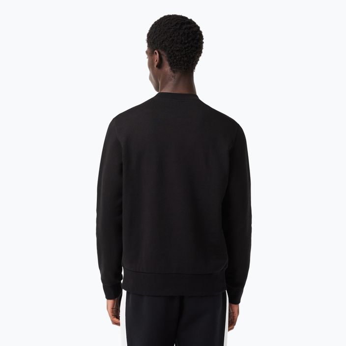 Lacoste men's SH9608 black sweatshirt 2