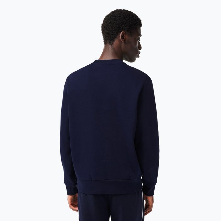 Lacoste men's SH9608 navy blue sweatshirt 2