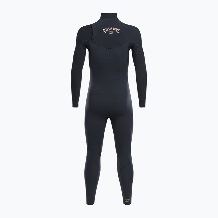 Men's wetsuit Billabong 5/4 Revolution Natural black 3