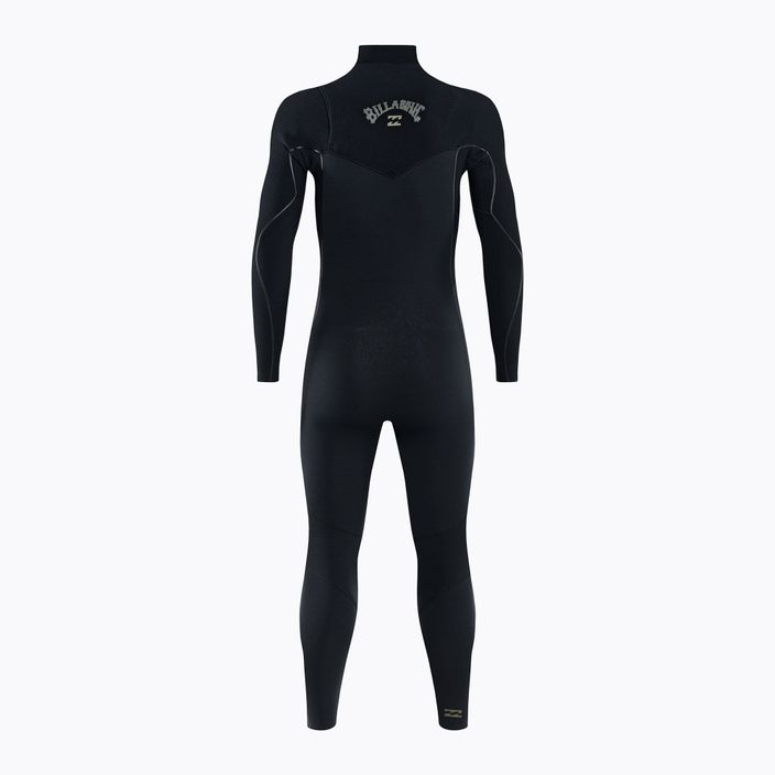 Men's wetsuit Billabong 4/3 Furnace Natural black 3