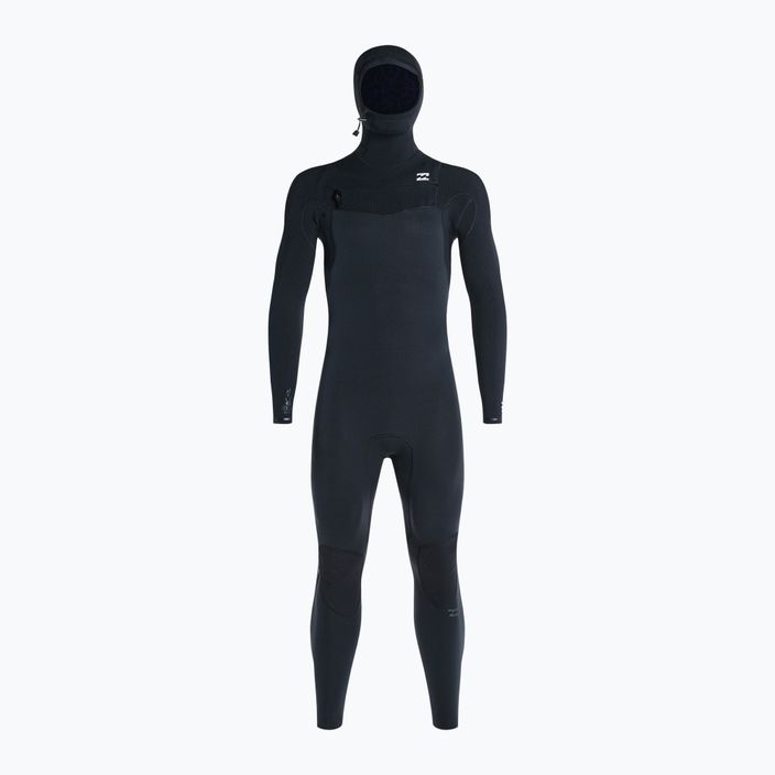Men's wetsuit Billabong 4/3 Furnace Comp Hooded black 2