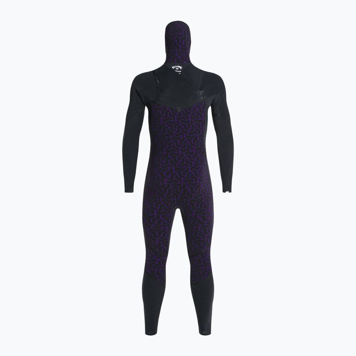 Men's wetsuit Billabong 4/3 Furnace Comp Hooded black 5