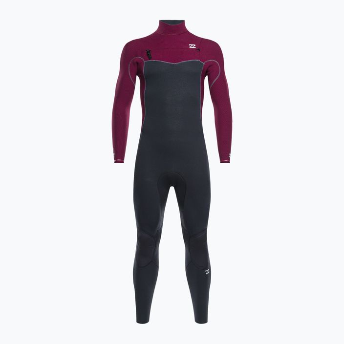 Men's wetsuit Billabong 4/3 Revolution CZ burgund 4