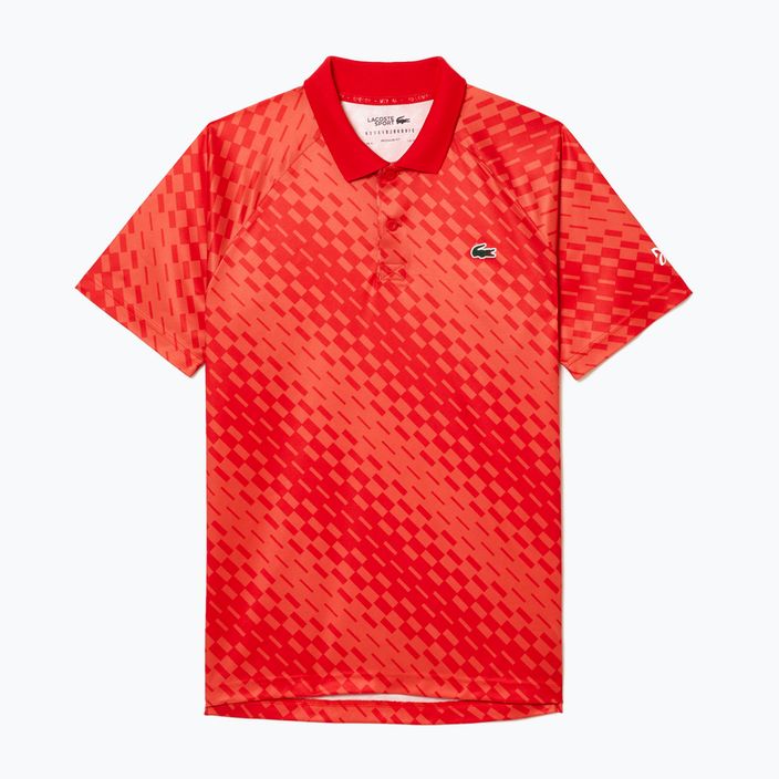 Lacoste men's tennis polo shirt red DH5174 5