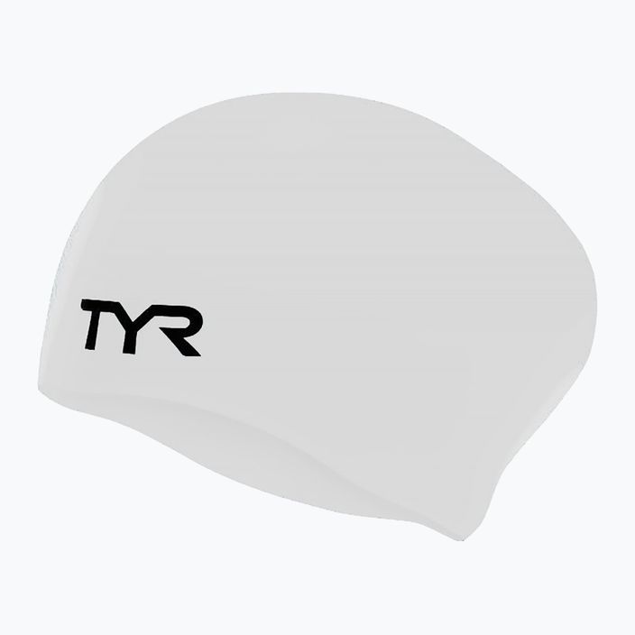 TYR Wrinkle-Free swimming cap white LCSL_100 3