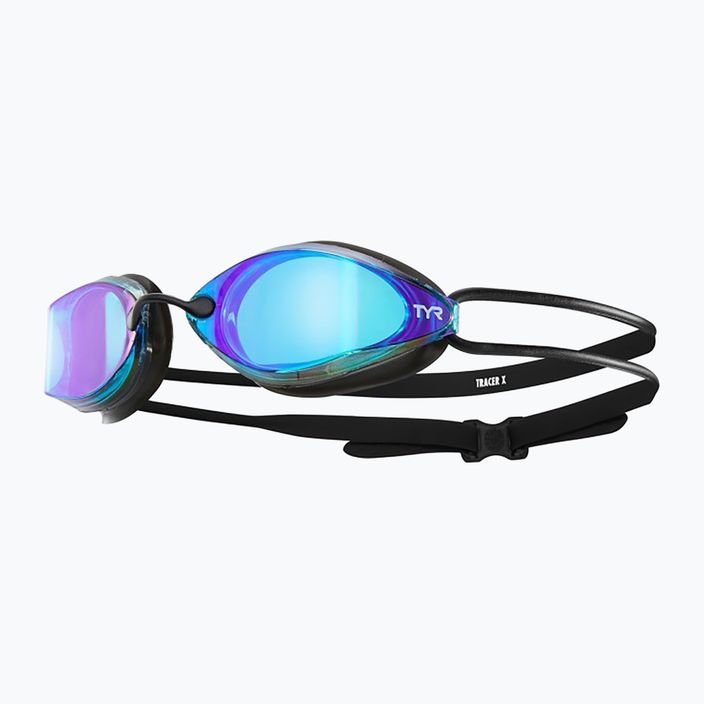 TYR Tracer-X Racing Mirrored blue/black swimming goggles LGTRXM_422 6