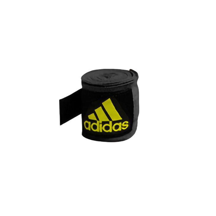 Adidas boxing bandages 255 cm black/yellow 2