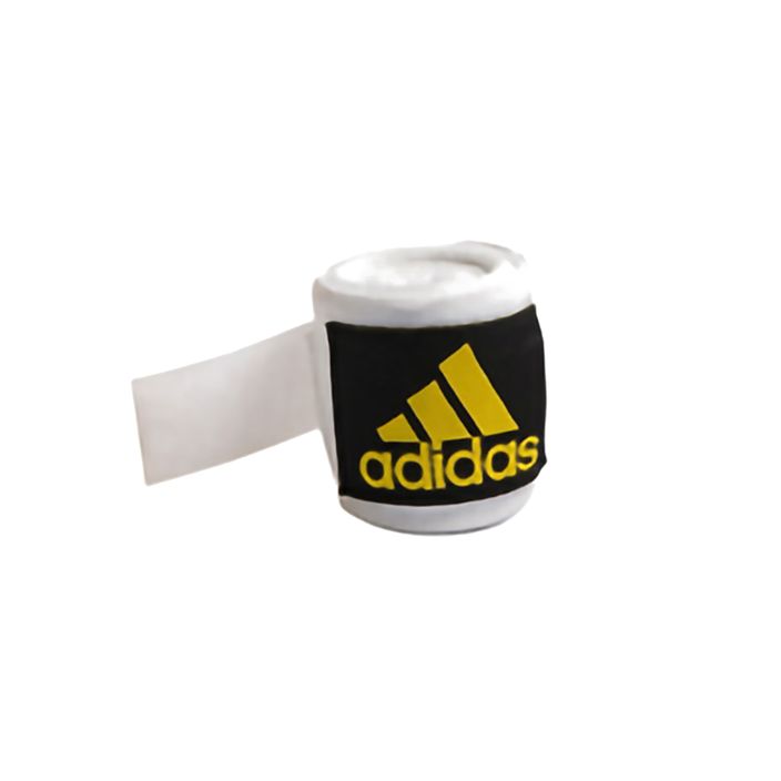 Adidas boxing bandages 255 cm white/yellow 2