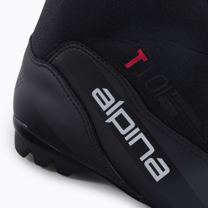 Men's cross-country ski boots Alpina T 10 black/red 8