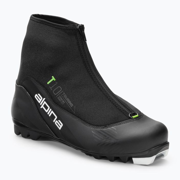Men's cross-country ski boots Alpina T 10 black/green
