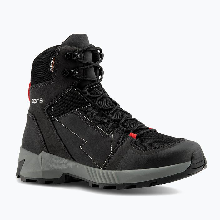 Men's trekking boots Alpina Tracker Mid black/grey 10