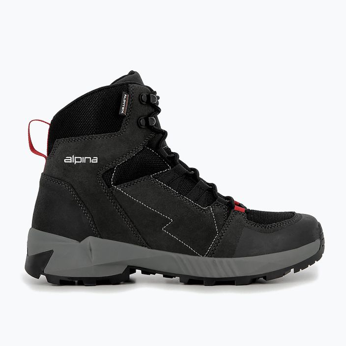 Men's trekking boots Alpina Tracker Mid black/grey 11