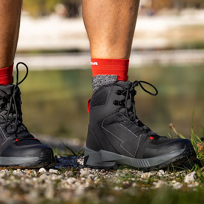 Men's trekking boots Alpina Tracker Mid black/grey 14