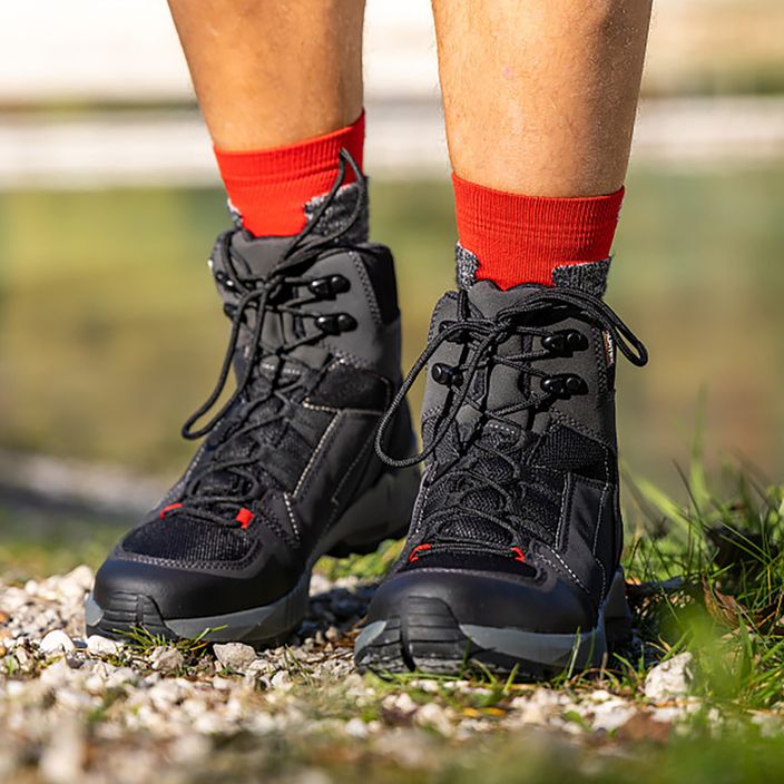 Men's trekking boots Alpina Tracker Mid black/grey 16