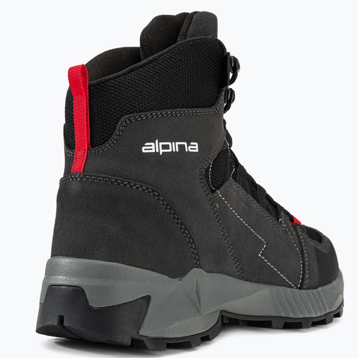 Men's trekking boots Alpina Tracker Mid black/grey 9