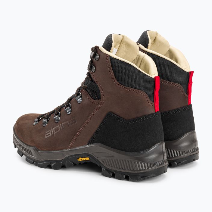 Women's trekking boots Alpina Prima Mid dark brown 3