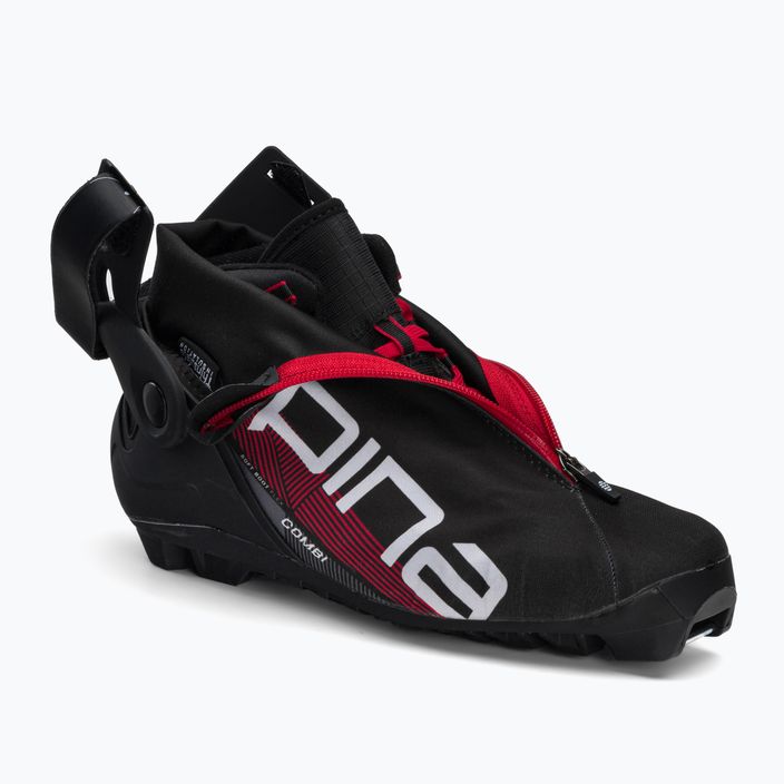 Men's cross-country ski boots Alpina N Combi black/white/red 8
