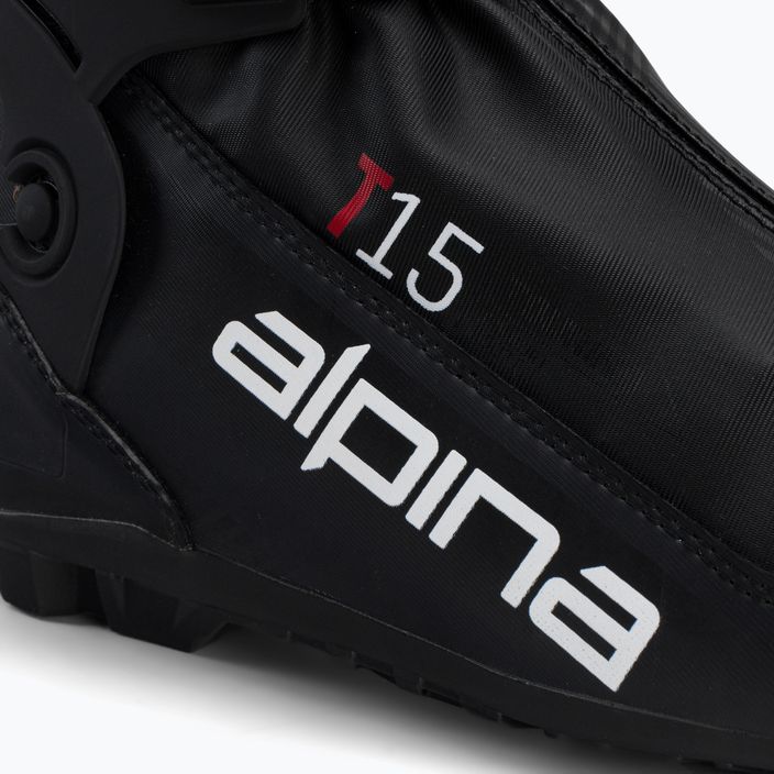 Men's cross-country ski boots Alpina T 15 black/red 10