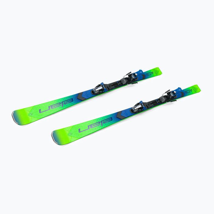 Elan Ace SCX Fusion + EMX 12 downhill skis green-blue AAJHRC21 4