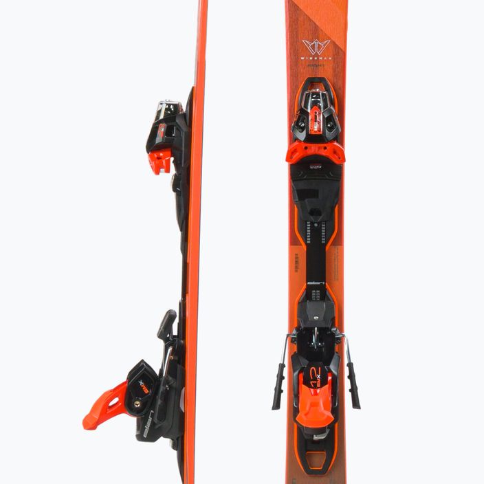 Elan Wingman 82 CTI Fusion + EMX 12 orange-blue downhill ski ABBHBT21 5