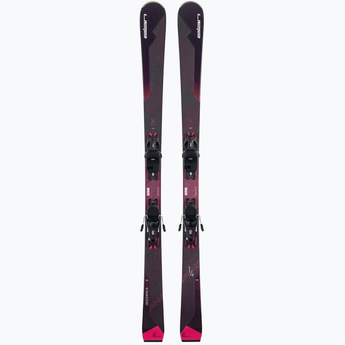 Women's downhill ski Elan Insomnia 14 TI PS + ELW 9 purple ACDHPS21 10