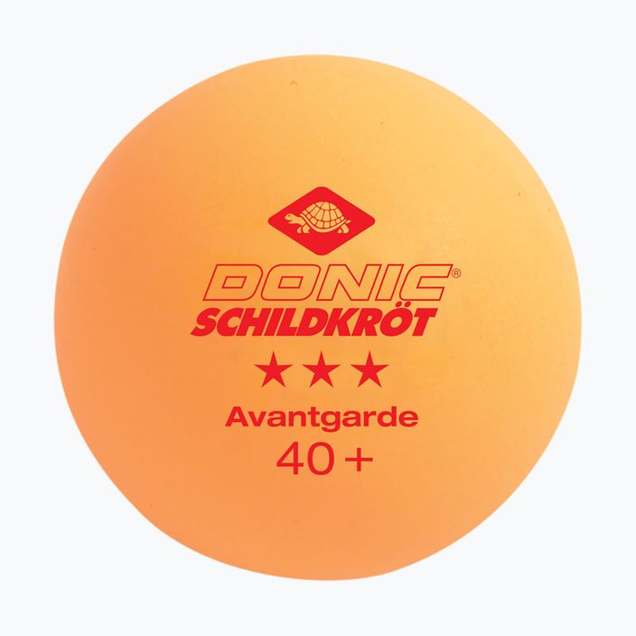 Donic-Schildkröt 3-Star Avantgarde table tennis balls Poly 40+ 6 pcs. coloured 608533 3