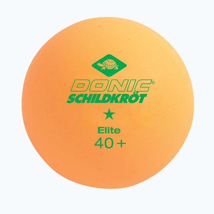 Donic-Schildkröt 1-Star Elite Poly ball 3 pcs table tennis balls orange 608318
