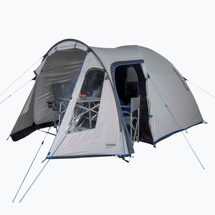 5-person camping tent High Peak Tessin grey 10228 5