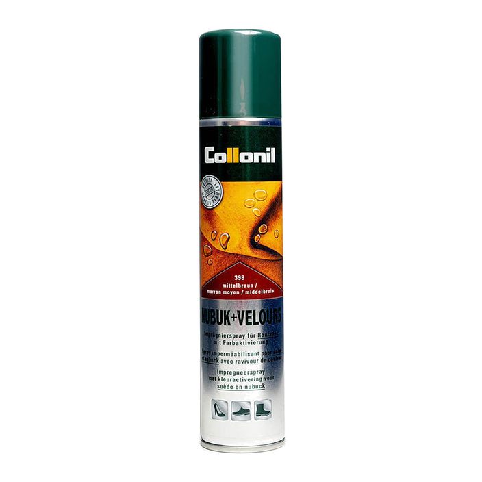 Collonil Velours Nubuk medium brown shoe waterproofer 200ml 2