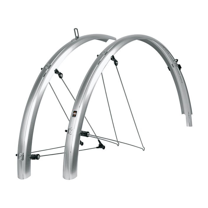 SKS Bluemels Basic silver bicycle mudguards 2