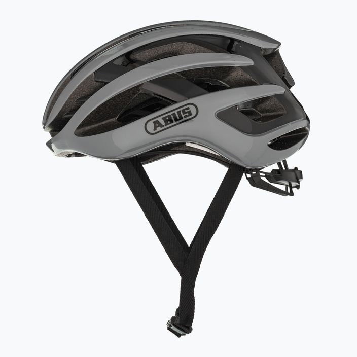 ABUS AirBreaker race grey bicycle helmet 5