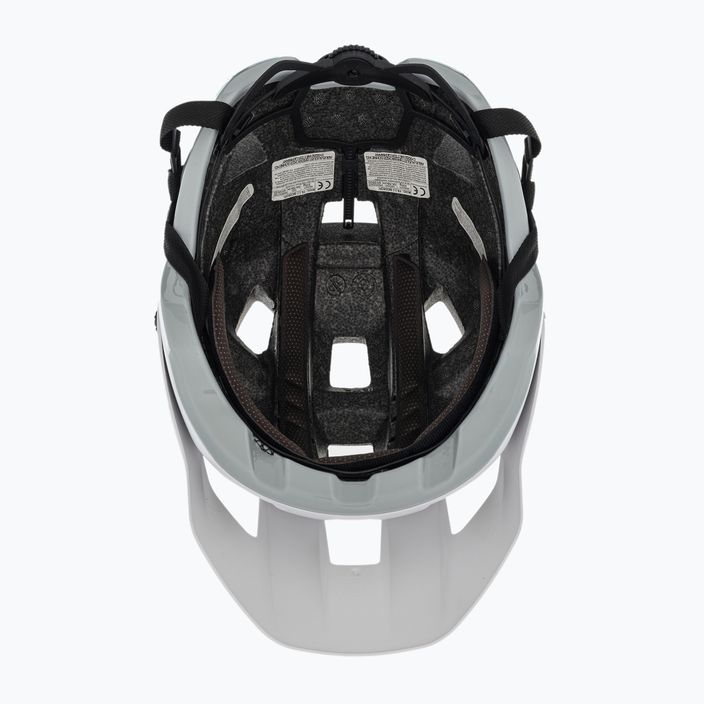 ABUS bike helmet MoDrop fleece white 4