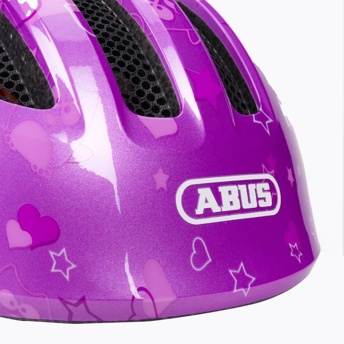 ABUS children's bike helmet Smiley 3.0 purple 67259 7